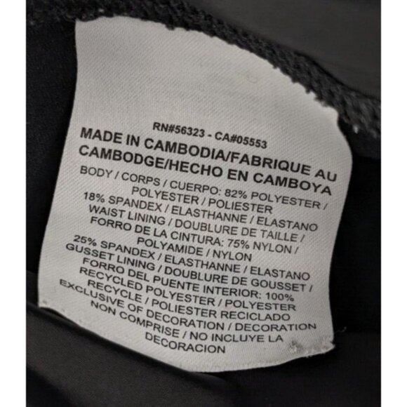 Nike Dri-Fit Leggings Black Power Epic Lux Womens Small Reflective Print Running - Picture 9 of 11